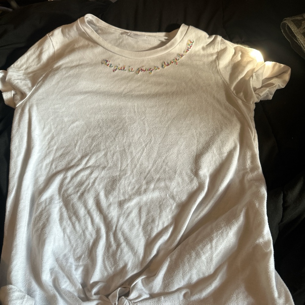 No Boundaries White Short Sleeve Tee